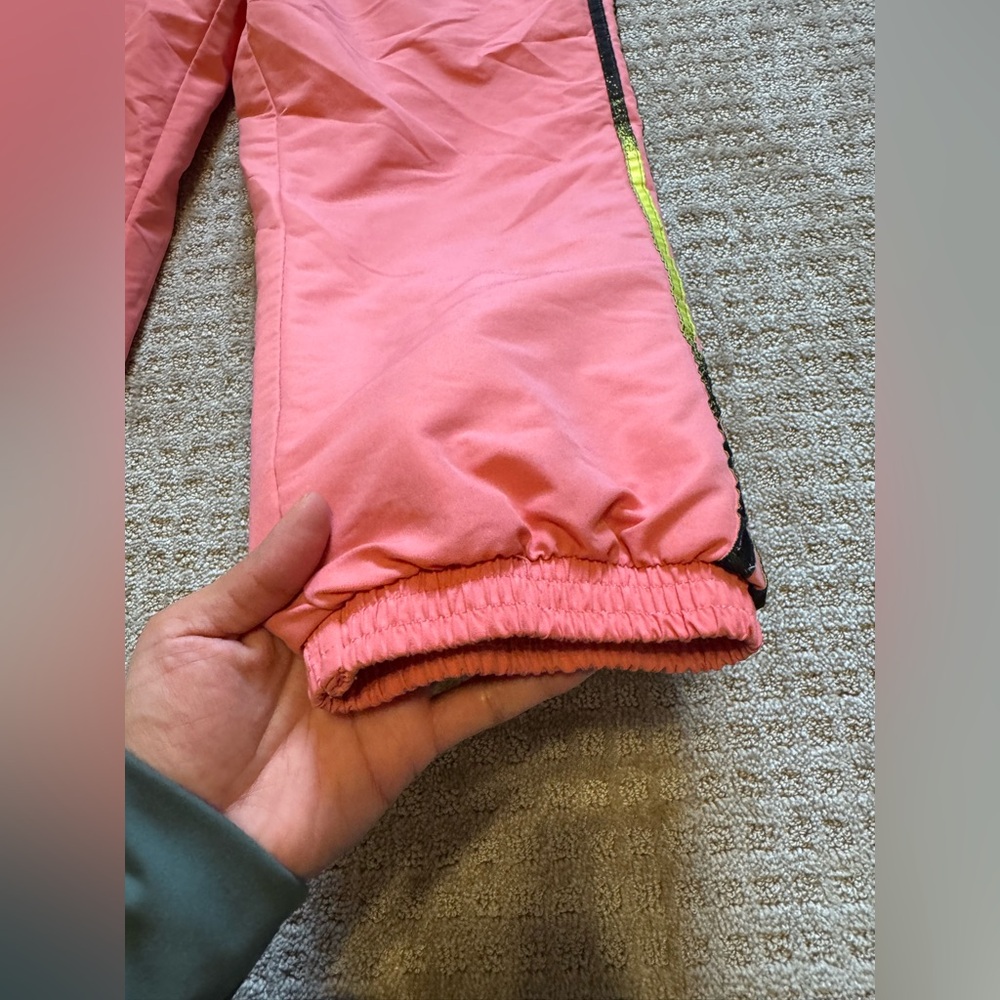 Adidas Originals Pink Track Pants Joggers Side Stripe XL - Picture 2 of 6